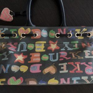 Vintage Dooney & Bourke Multicolor Coated Doodle